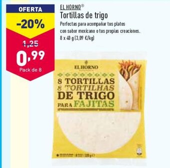 ALDI Tortillas de Trigo oferta