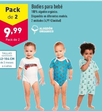 ALDI Bodies Para Bebé oferta