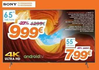 Pascual Martí Sony Tv Kd65xh9096 Tv Ke55xh9096 oferta