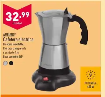 ALDI Cafetera Eléctrica oferta