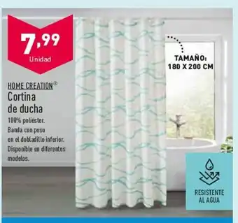 ALDI Cortina de Ducha oferta