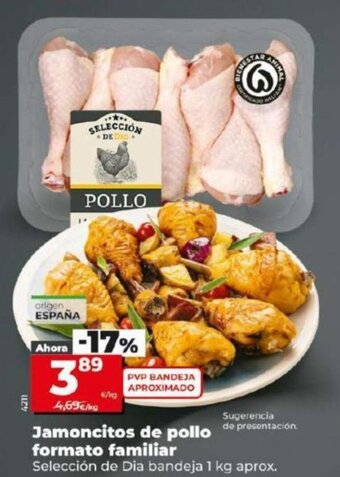 Dia Jamoncitos de Pollo Formato Familiar oferta