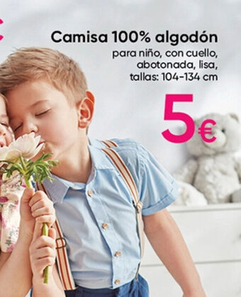 Pepco Camisa 100% Algodón oferta