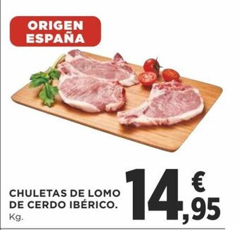 Supercor Chuletas de Lomo de Cerdo Ibérico oferta