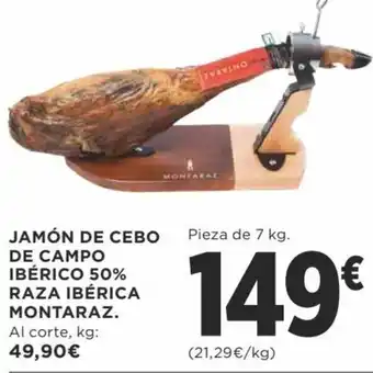 Supercor Jamón de Cebo de Campo Ibérico 50% Raza Ibérica <omtaraz oferta