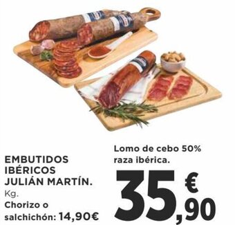 Supercor Embutidos Ibéricos Julián Martín oferta