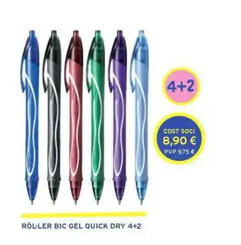 Abacus Ròller Bic Gel Quick Dry 4+2 oferta
