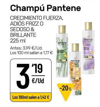 AhorraMas Champú Pantene oferta
