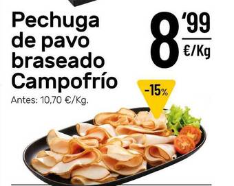 AhorraMas Pechuga De Pavo Braseado Campofrio oferta