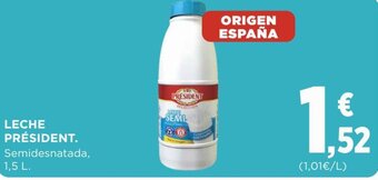 Supercor Leche Président oferta