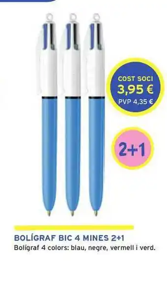 Abacus Bolígraf Bic 4 Mines 2+1 oferta