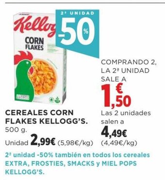 Supercor Cereales Corn Flakes Kellogg's oferta