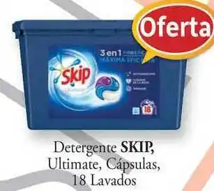 Cash Barea Detergente Skip Ultimate Cápsulas oferta