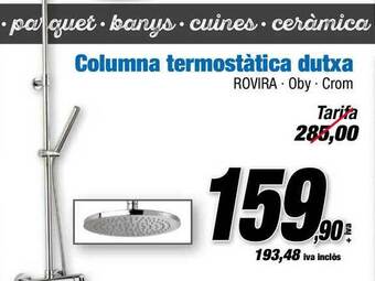 Ferrolan Columna Termostàtica Dutxa oferta