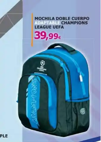 Toy Planet Mochila Doble Cuerpo Adaptable Champions League Uefa oferta