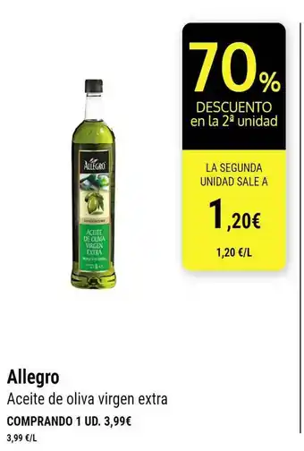 BM Supermercados Allegro Aceite De Oliva Virgen Extra oferta