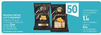 Supercor Patatas Fritas Lay's Gourmet oferta