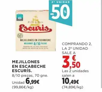 Supercor Mejillones En Escabeche Escuris oferta