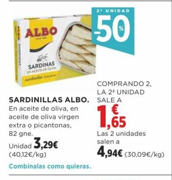 Supercor Sardinillas Albo oferta