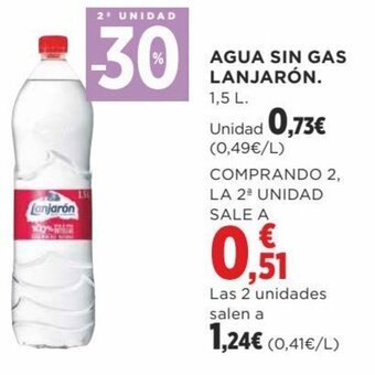 Supercor Agua Sin Gas Lanjarón oferta