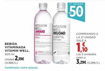 Supercor Bebida Vitaminada Vitamin Well oferta