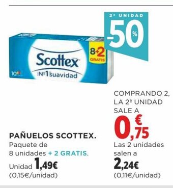 Supercor Pañuelos Scottex oferta