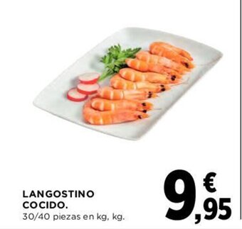 Hipercor Langostino Cocido oferta