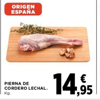 Hipercor Pierna de Cordero Lechal oferta