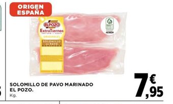 Hipercor Solomillo De Pavo Marinado Elpozo oferta