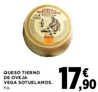 Hipercor Queso Tierno De Oveja Vega Sotuelamos oferta