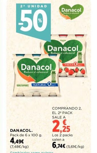 Hipercor Danacol oferta