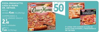 Hipercor Pizza Prosciutto Casa Di Mama Dr. Oetker oferta