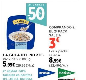 Hipercor La Gula Del Norte oferta
