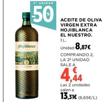 Hipercor Aceite de Oliva Virgen Extra Hojiblanca El Nuestro oferta