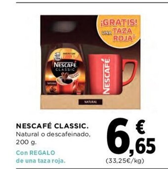 Hipercor Nescafé Classic oferta
