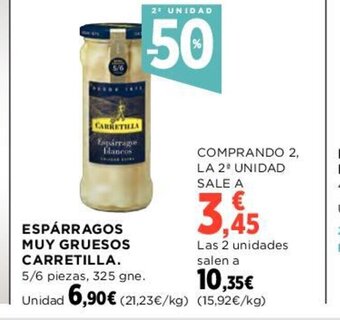 Hipercor Espárragos Muy Gruesos Carretilla oferta
