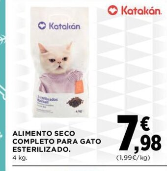 Hipercor Alimento Seco Completo Para Gato Esterilizado oferta