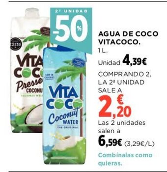 Hipercor Agua De Coco Vitacoco oferta
