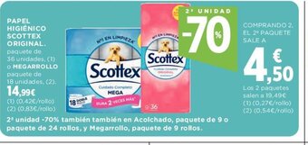 Hipercor Papel Higiénico Scottex Original oferta