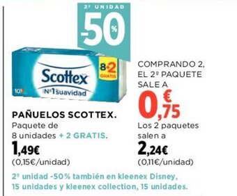 Hipercor Pañuelos Scottex oferta