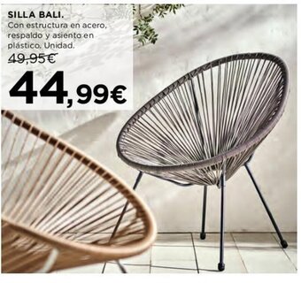 Hipercor Silla Bali oferta