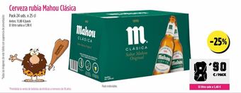 AhorraMas Cerveza rubia mahou oferta
