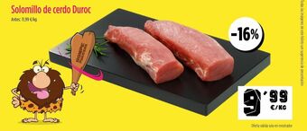 AhorraMas Solomillo de cerdo oferta