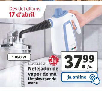 Lidl Netejador de Vapor de Mà oferta