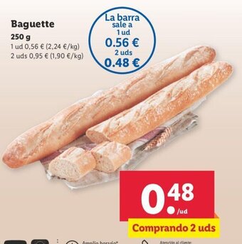 Lidl Baguette oferta