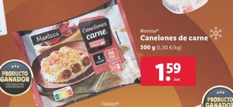 Lidl Canelones De Carne oferta