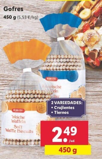 Lidl Gofres oferta
