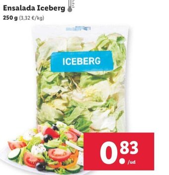 Lidl Ensalada Iceberg oferta