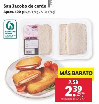 Lidl San jacobos oferta