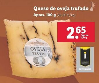 Lidl Queso de oveja oferta